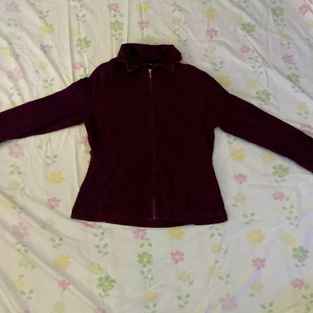 red corduroy jacket